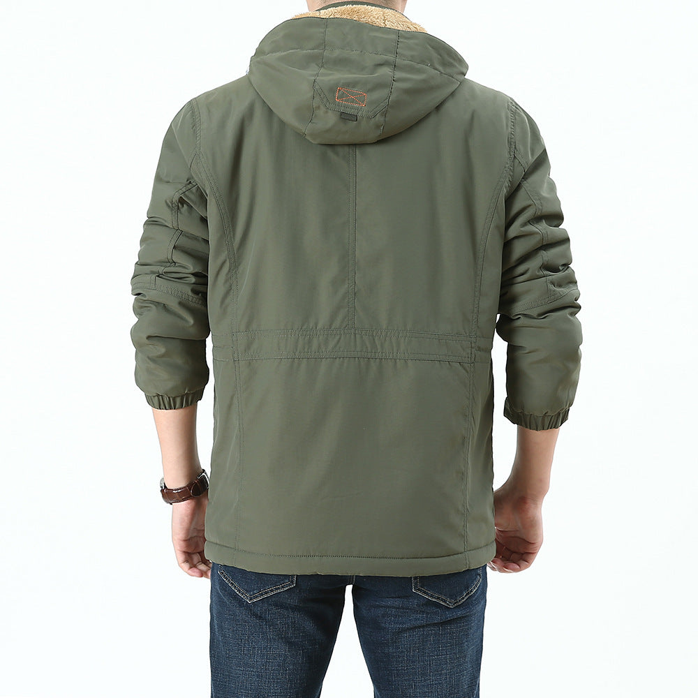 Herren Multifunktionale Wetterjacke mit praktischen Taschen Echo Archiv