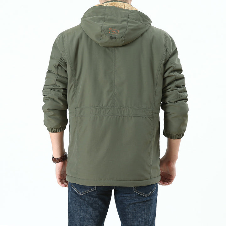 Herren Multifunktionale Wetterjacke mit praktischen Taschen Echo Archiv