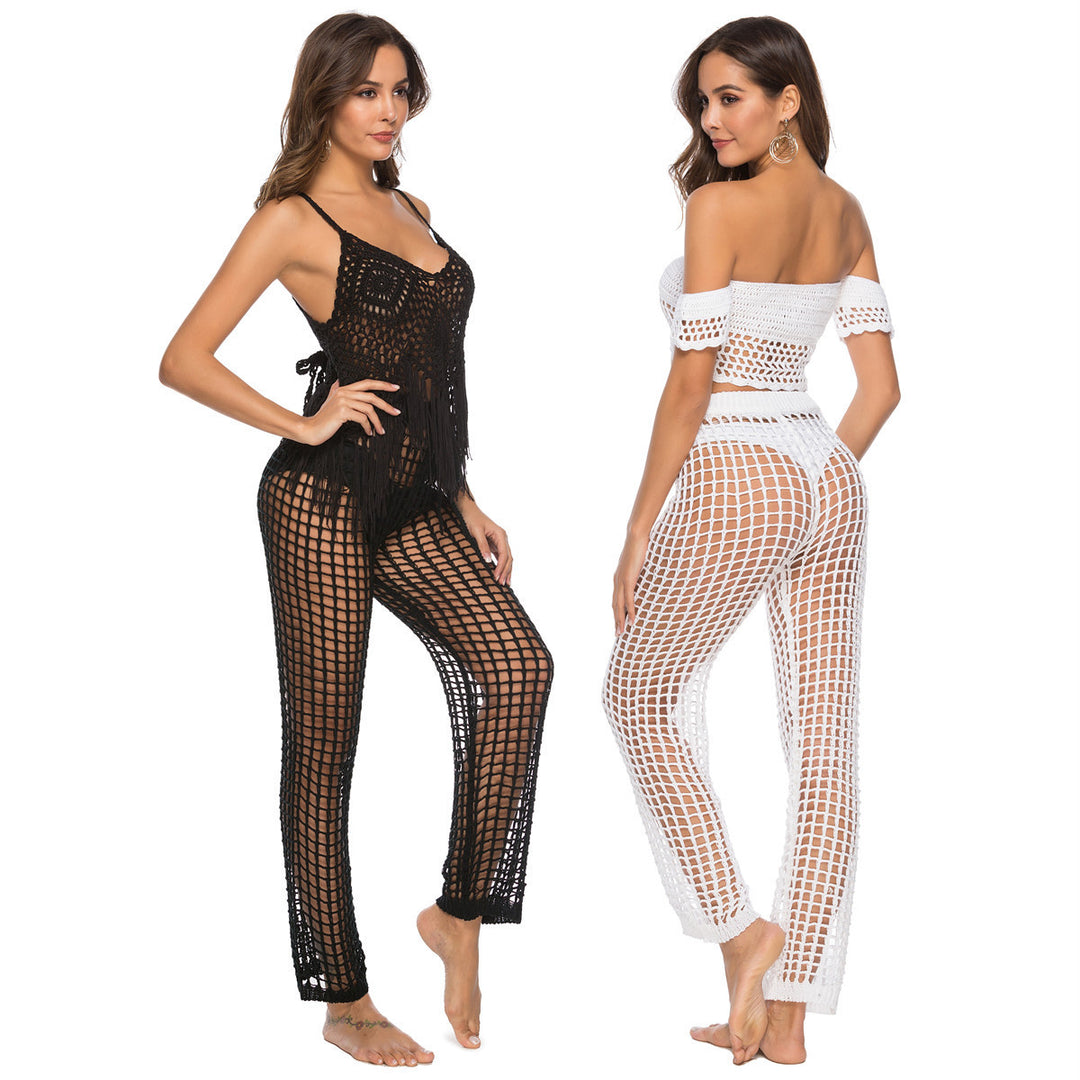 Damen eleganter Häkel-Strandsarong Echo Archiv