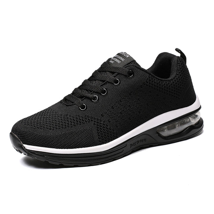 Damen nan atmungsaktiver Strick-Alltags-Sneaker mit integrierter Luftfeder-Zwischensohle und flexibler Profilsohle Echo Archiv