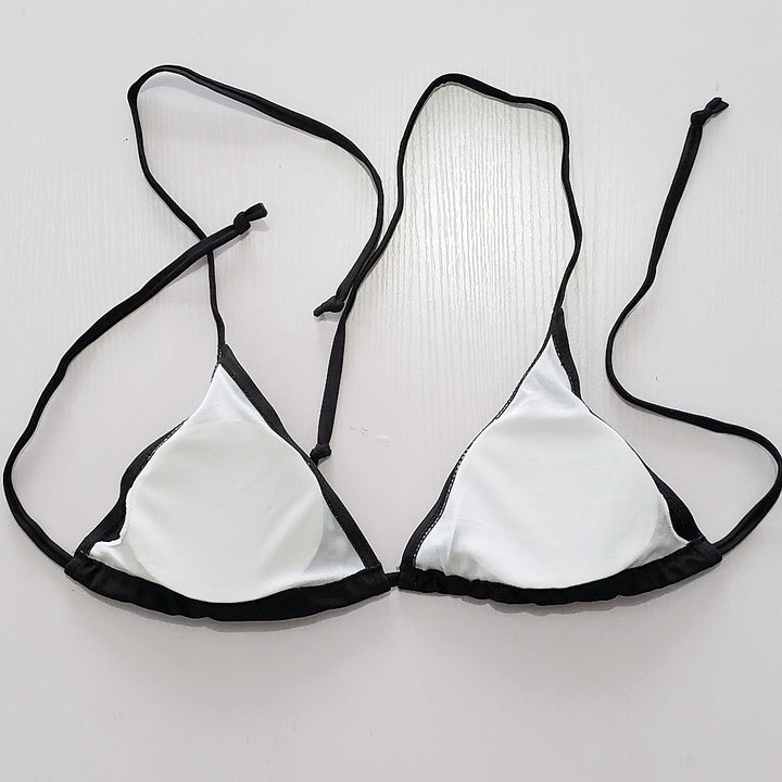 Damen Triangel-Bikini mit verstellbaren Bindebändern und sexy Rückenausschnitt Echo Archiv