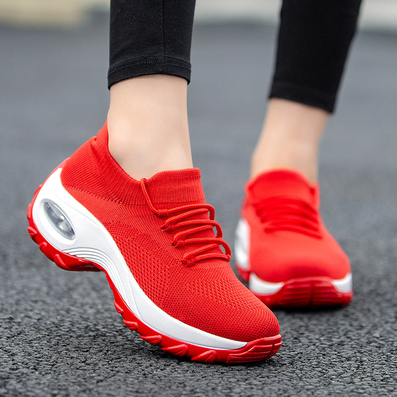 Damen nan gestrickter Sockensneaker mit Luftkissenlaufsohle und elastischem Strickobermaterial Echo Archiv