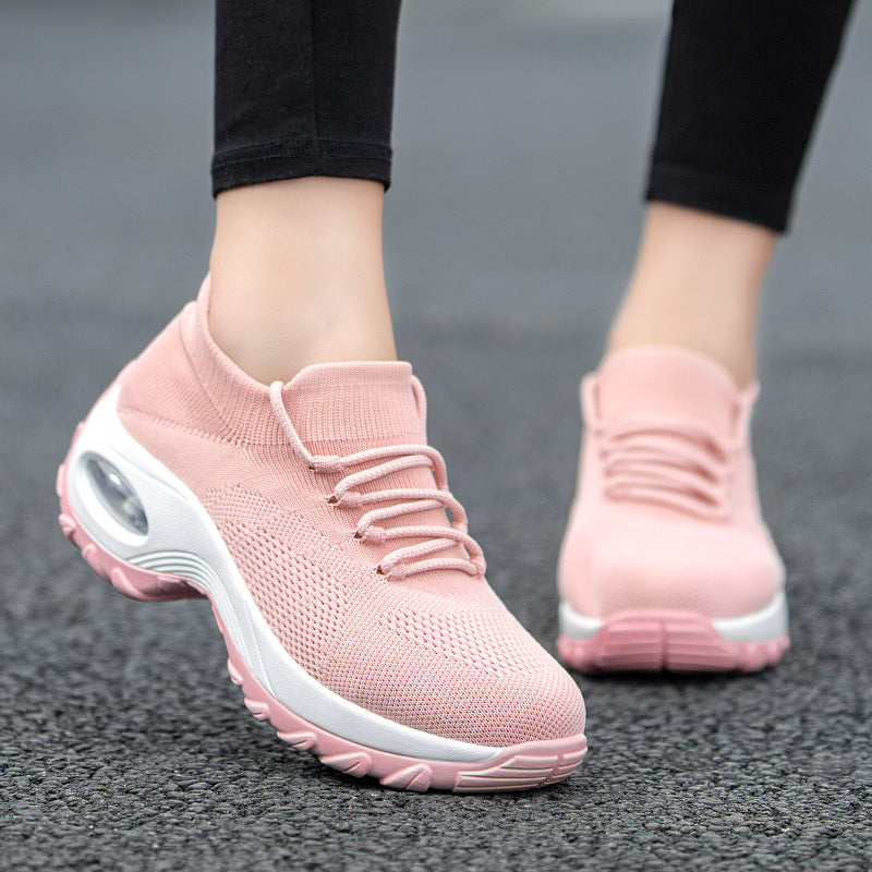 Damen nan gestrickter Sockensneaker mit Luftkissenlaufsohle und elastischem Strickobermaterial Echo Archiv