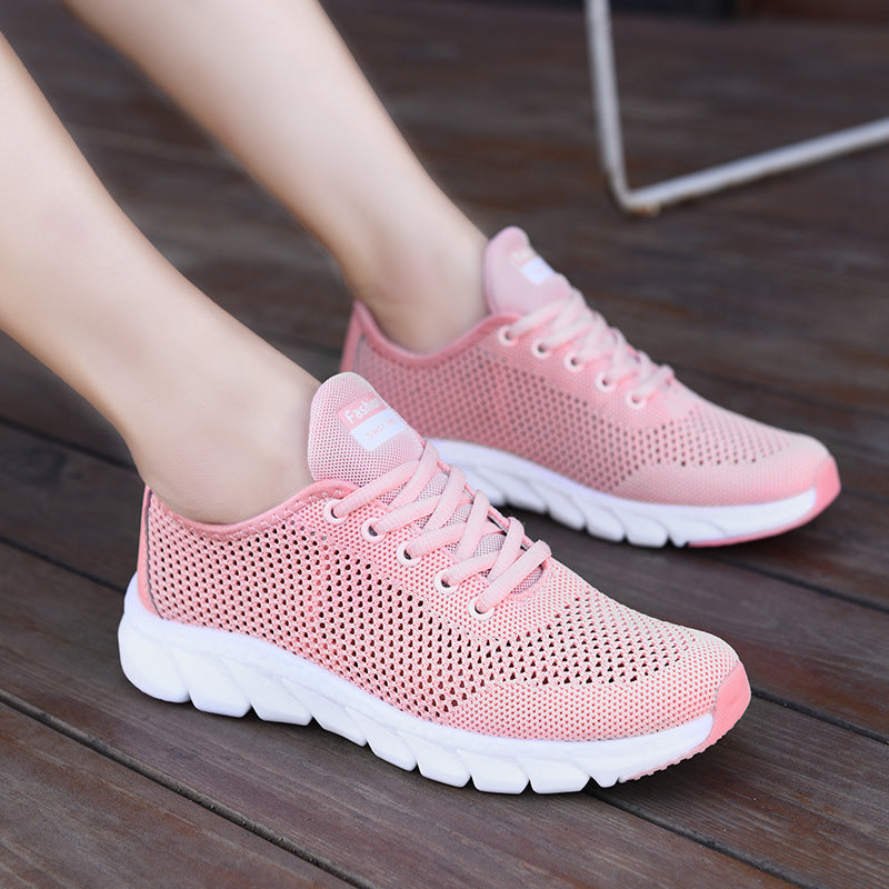Damen nan leichte Netz-Freizeitsneaker mit perforiertem Obermaterial und flexibler Wellenlaufsohle Echo Archiv