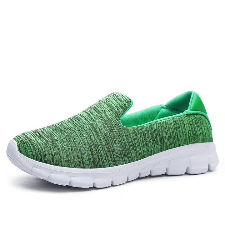 Damen nan leichter Schlupfschuh aus Strickgewebe mit flexibler Dämpfungssohle und gepolstertem Fußbett Echo Archiv