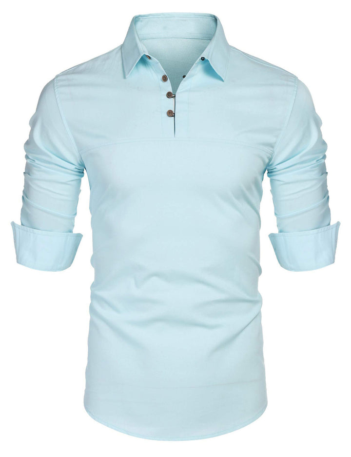 Herren Poloshirt mit modischem Kragen Echoarchiv