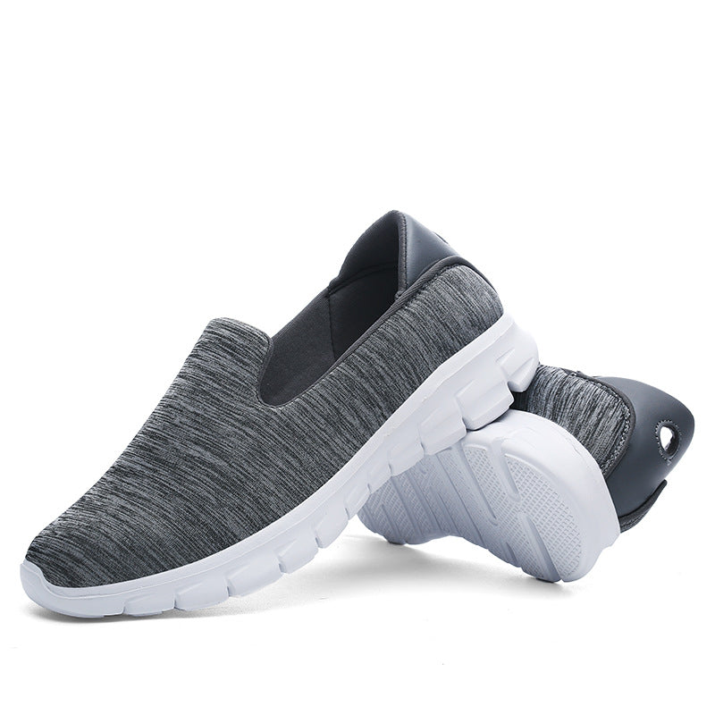 Damen nan leichter Schlupfschuh aus Strickgewebe mit flexibler Dämpfungssohle und gepolstertem Fußbett Echo Archiv