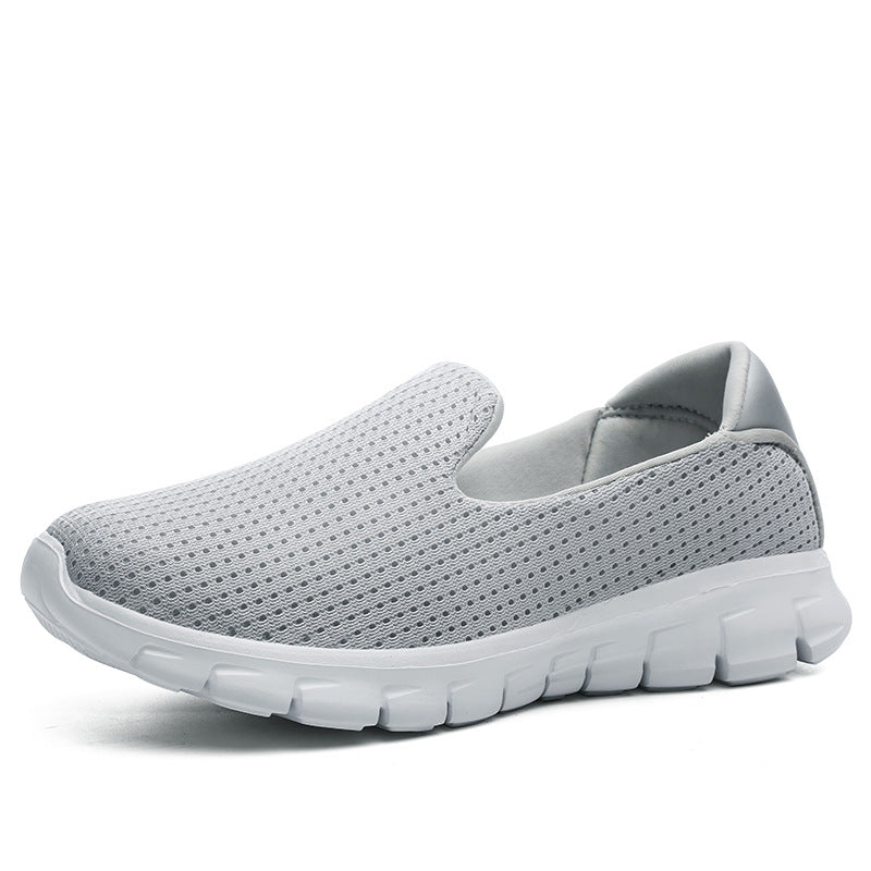Damen nan leichter Schlupfschuh aus Strickgewebe mit flexibler Dämpfungssohle und gepolstertem Fußbett Echo Archiv