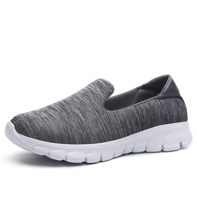 Damen nan leichter Schlupfschuh aus Strickgewebe mit flexibler Dämpfungssohle und gepolstertem Fußbett Echo Archiv