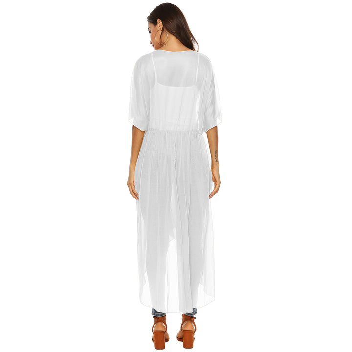 Damen eleganter, transparenter Strandkimono Echo Archiv
