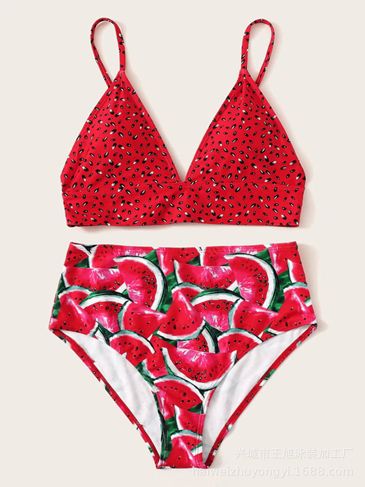 Damen Bikini-Set mit fruchtigem Ananas-Design Echo Archiv