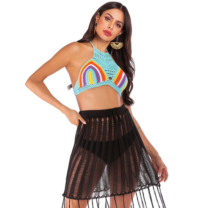 Damen gehäkeltes Crop Top Echo Archiv