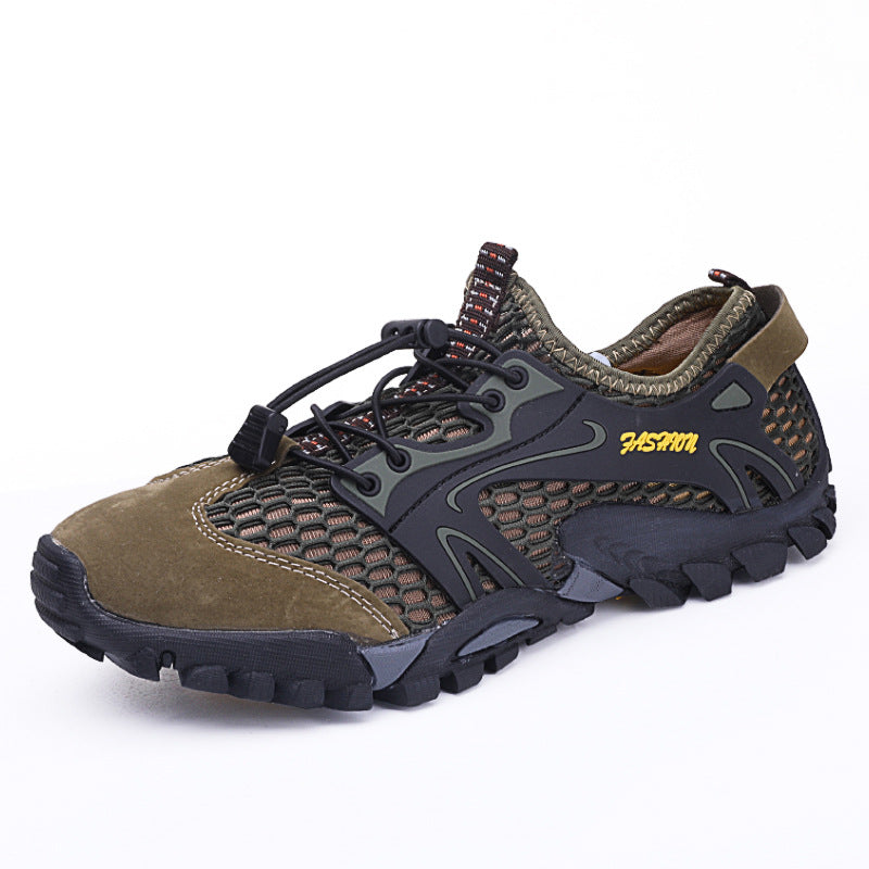 Herren nan schnelltrocknender Mesh-Wasserschuh mit TPU-Fersenstabilisator und profilierter Trailsohle Echo Archiv