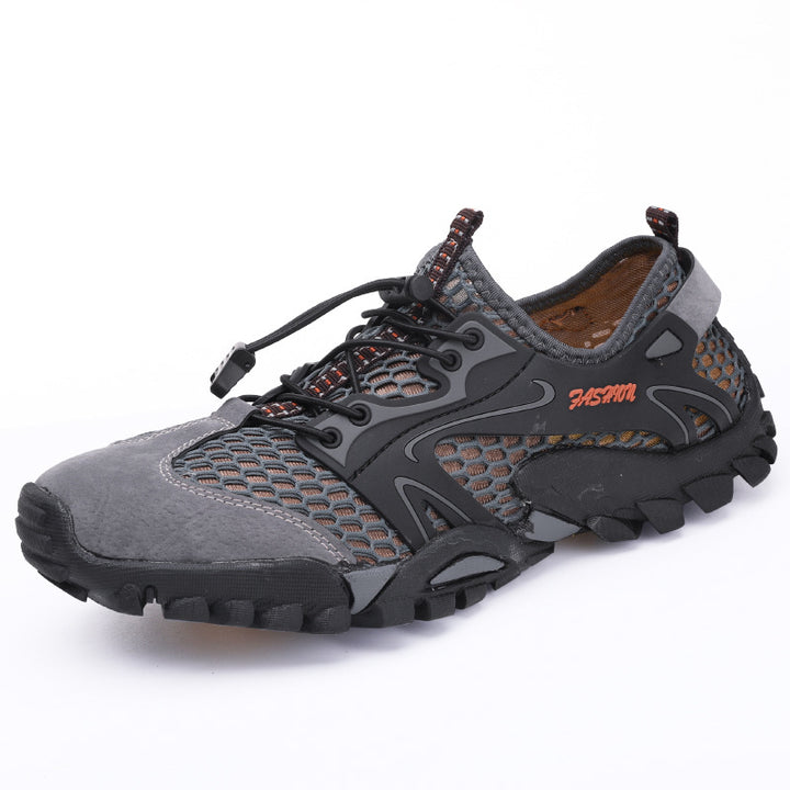 Herren nan schnelltrocknender Mesh-Wasserschuh mit TPU-Fersenstabilisator und profilierter Trailsohle Echo Archiv