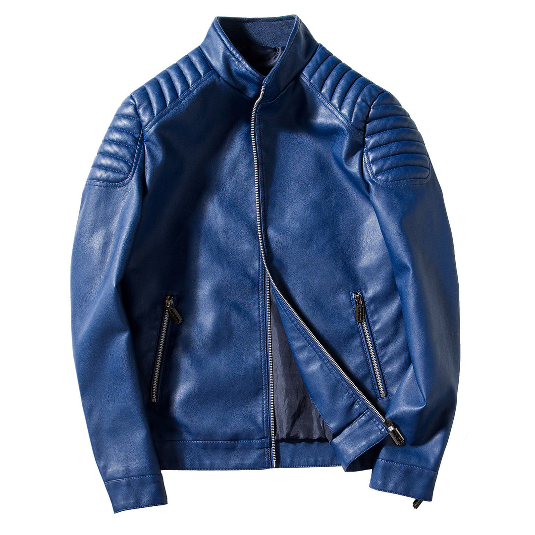 Herren Modische Lederjacke Echo Archiv