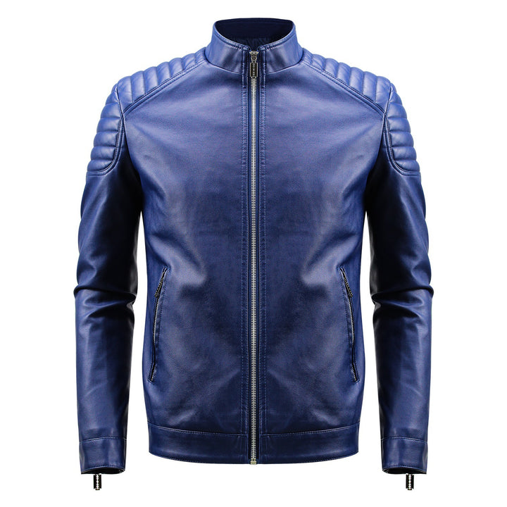 Herren Modische Lederjacke Echo Archiv
