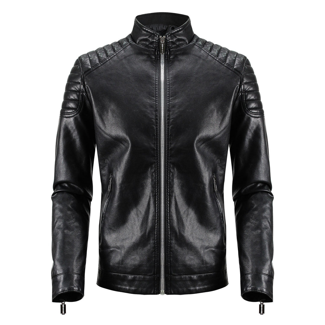 Herren Modische Lederjacke Echo Archiv