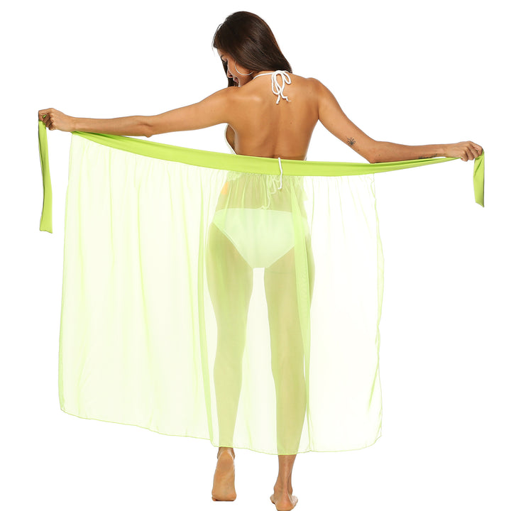 Damen transparenter Strandrock mit eleganter Schleifenoptik Echo Archiv