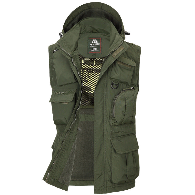 Herren multifunktionale Outdoor-Jacke mit abnehmbarem Innenfutter Echoarchiv