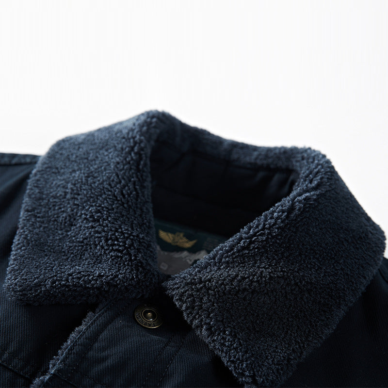 Herren Praktische Übergangsjacke mit Teddyfutter Echo Archiv