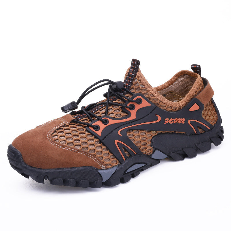 Herren nan schnelltrocknender Mesh-Wasserschuh mit TPU-Fersenstabilisator und profilierter Trailsohle Echo Archiv