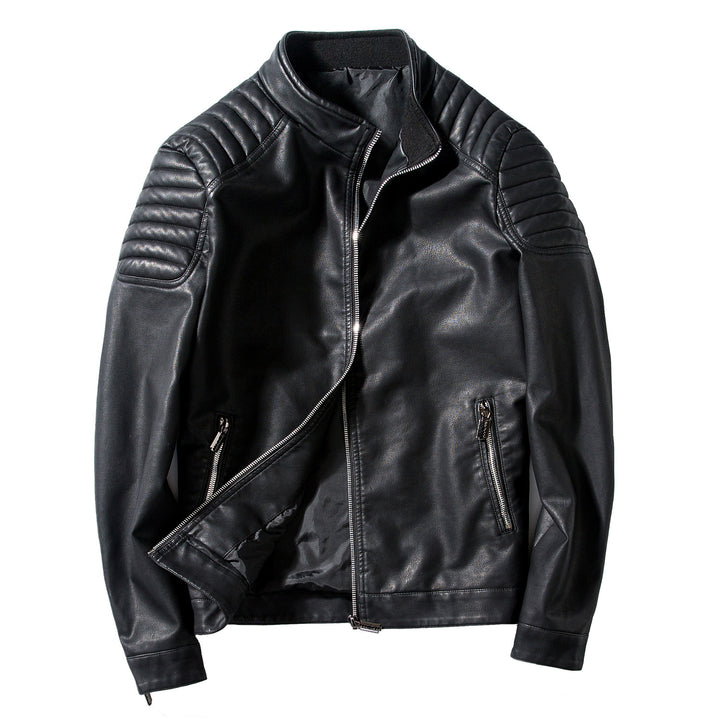 Herren Modische Lederjacke Echo Archiv