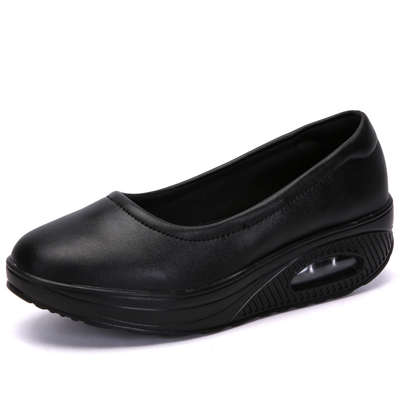 Damen nan orthopädische Komfortslipper mit Luftkissen und rutschfester Keilsohle Echo Archiv