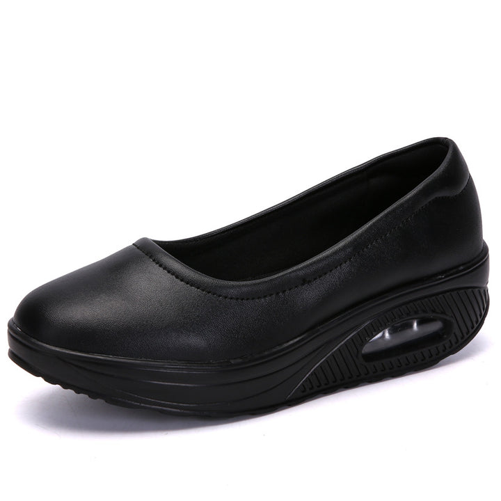 Damen nan orthopädische Komfortslipper mit Luftkissen und rutschfester Keilsohle Echo Archiv