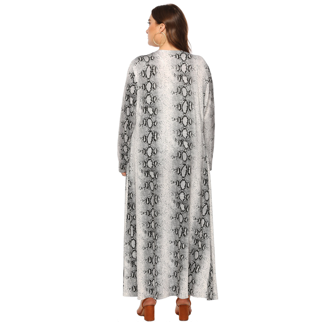 Damen eleganter langer Kimono mit Schlangenmotiv Echo Archiv