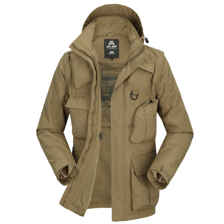 Herren multifunktionale Outdoor-Jacke mit abnehmbarem Innenfutter Echoarchiv