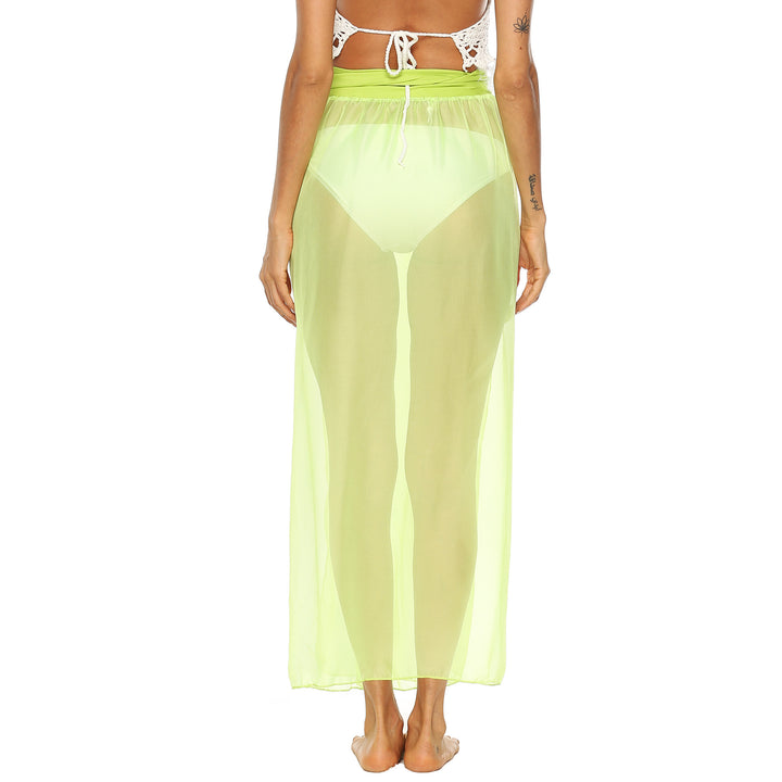 Damen transparenter Strandrock mit eleganter Schleifenoptik Echo Archiv