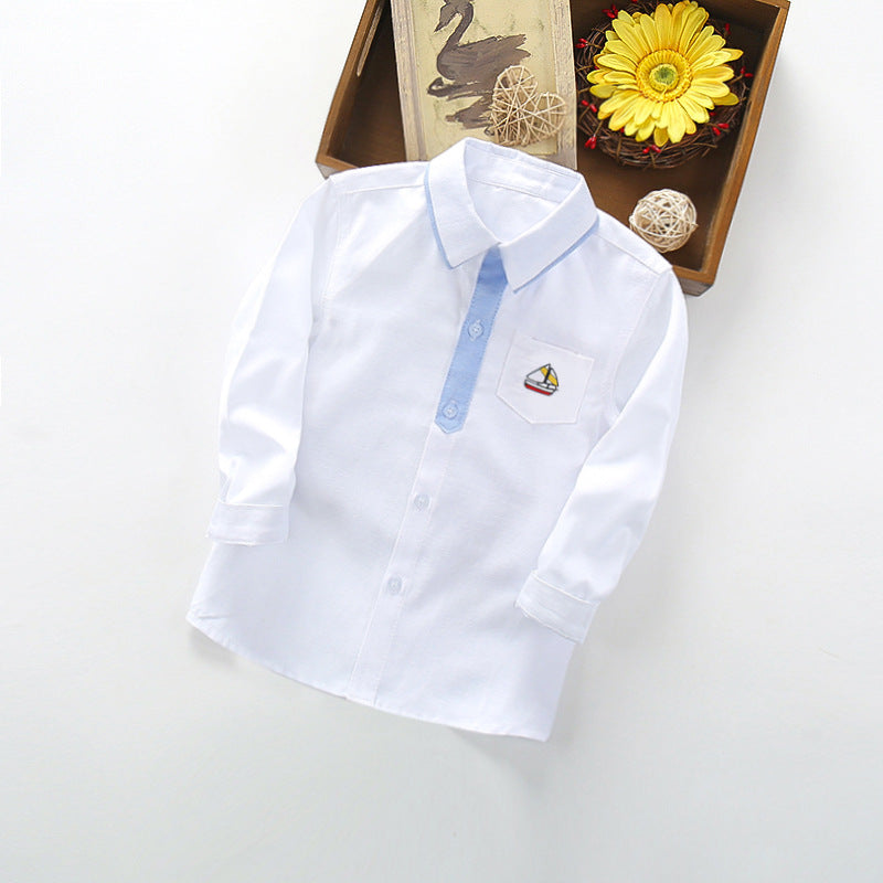 Damen Langarmhemd mit maritimer Stickerei Echo Archiv