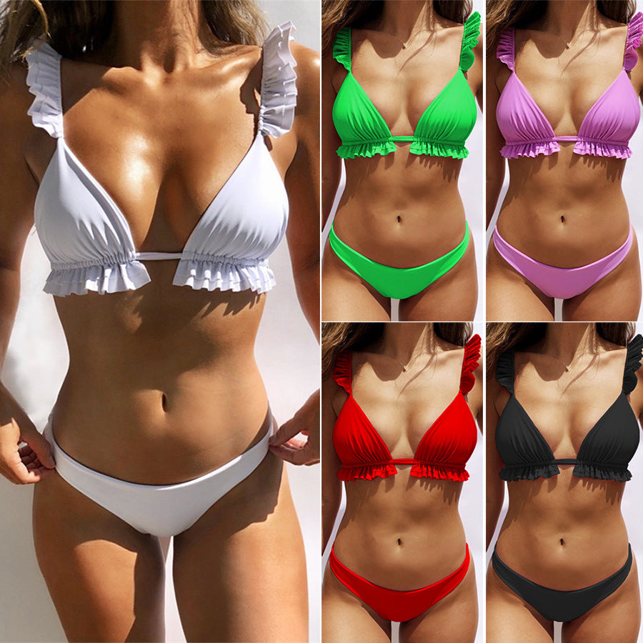 Damen Bikiniset mit charmanten Rüschendetails Echo Archiv