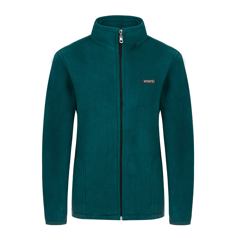 Damen nan Fleecejacke mit Stehkragen und durchgehendem Reißverschluss Echo Archiv