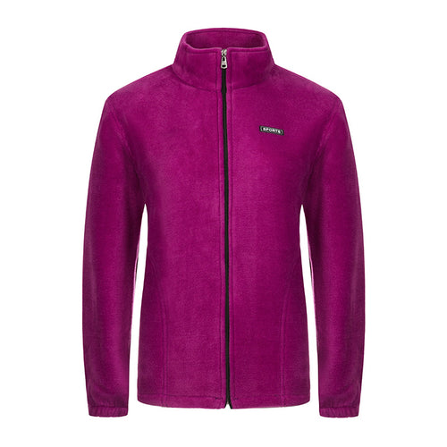 Unisex leichte Mikrofleece Jacke mit durchgehendem Reißverschluss und Stehkragen – Taviero