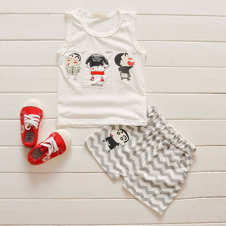 Unisex Kinder T-Shirt und Shorts Set Echo Archiv