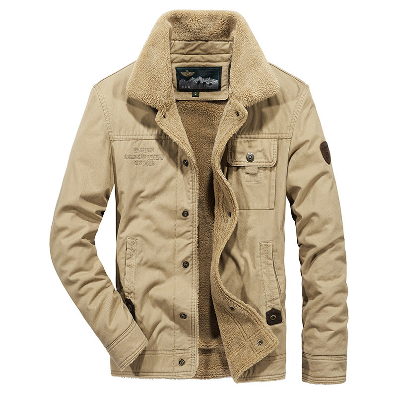 Herren Praktische Übergangsjacke mit Teddyfutter Echo Archiv
