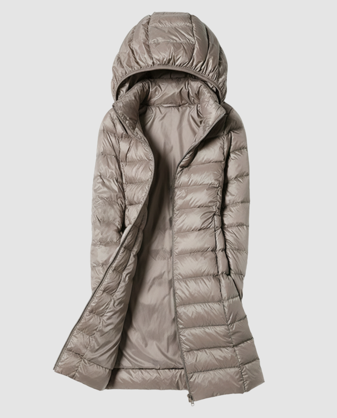 Damen Ultraleichte Daunenjacke mit Kapuze – Avérine