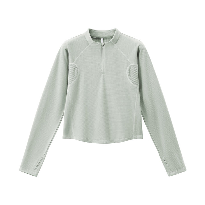 Leichtes Herren-Sweatshirt mit halbem Reißverschluss