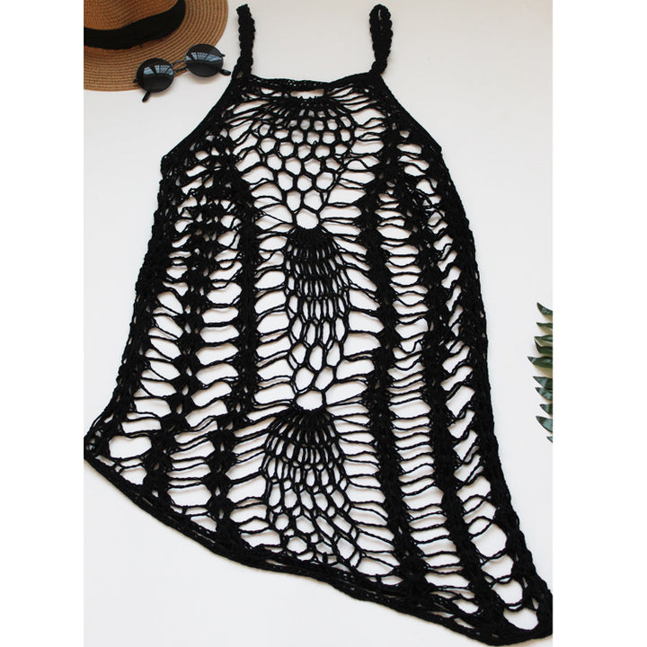 Damen Häkel-Strandkleid mit verführerischem Netzdesign Echo Archiv