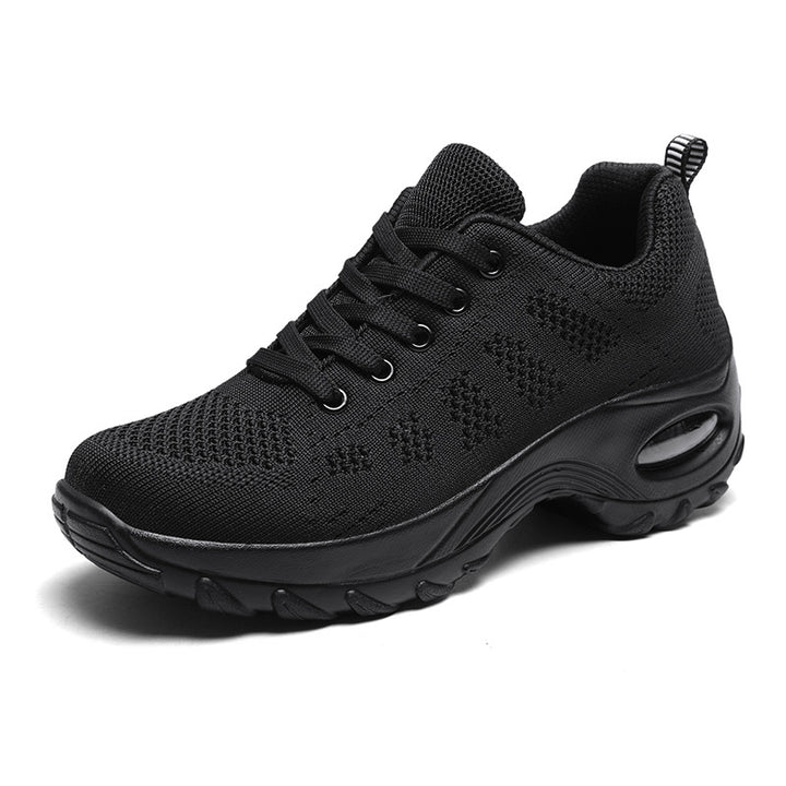 Damen nan atmungsaktiver Stricksneaker mit Luftpolster und Plateau-Sohle Echo Archiv