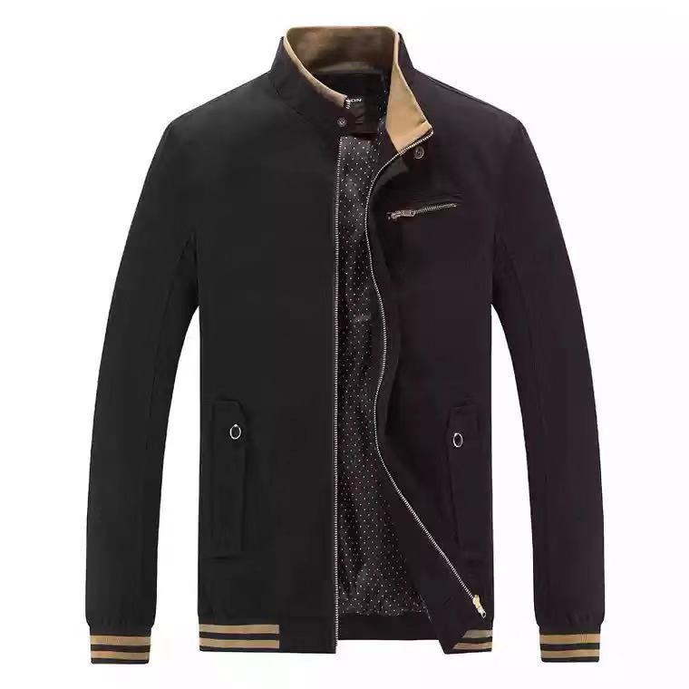 Herren sportliche Übergangsjacke mit modischem Kragen Echoarchiv
