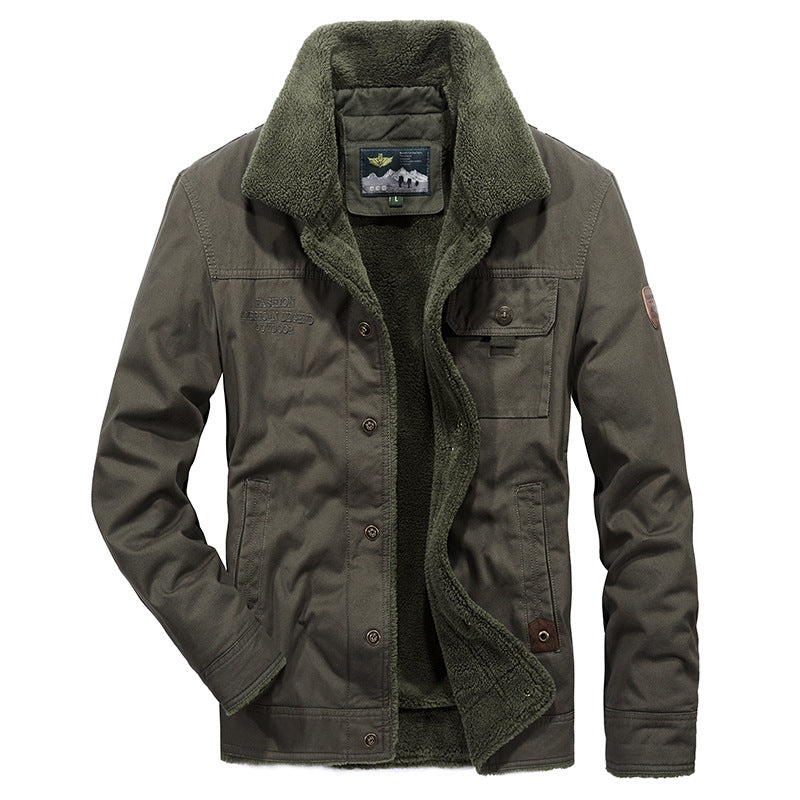 Herren Praktische Übergangsjacke mit Teddyfutter Echo Archiv