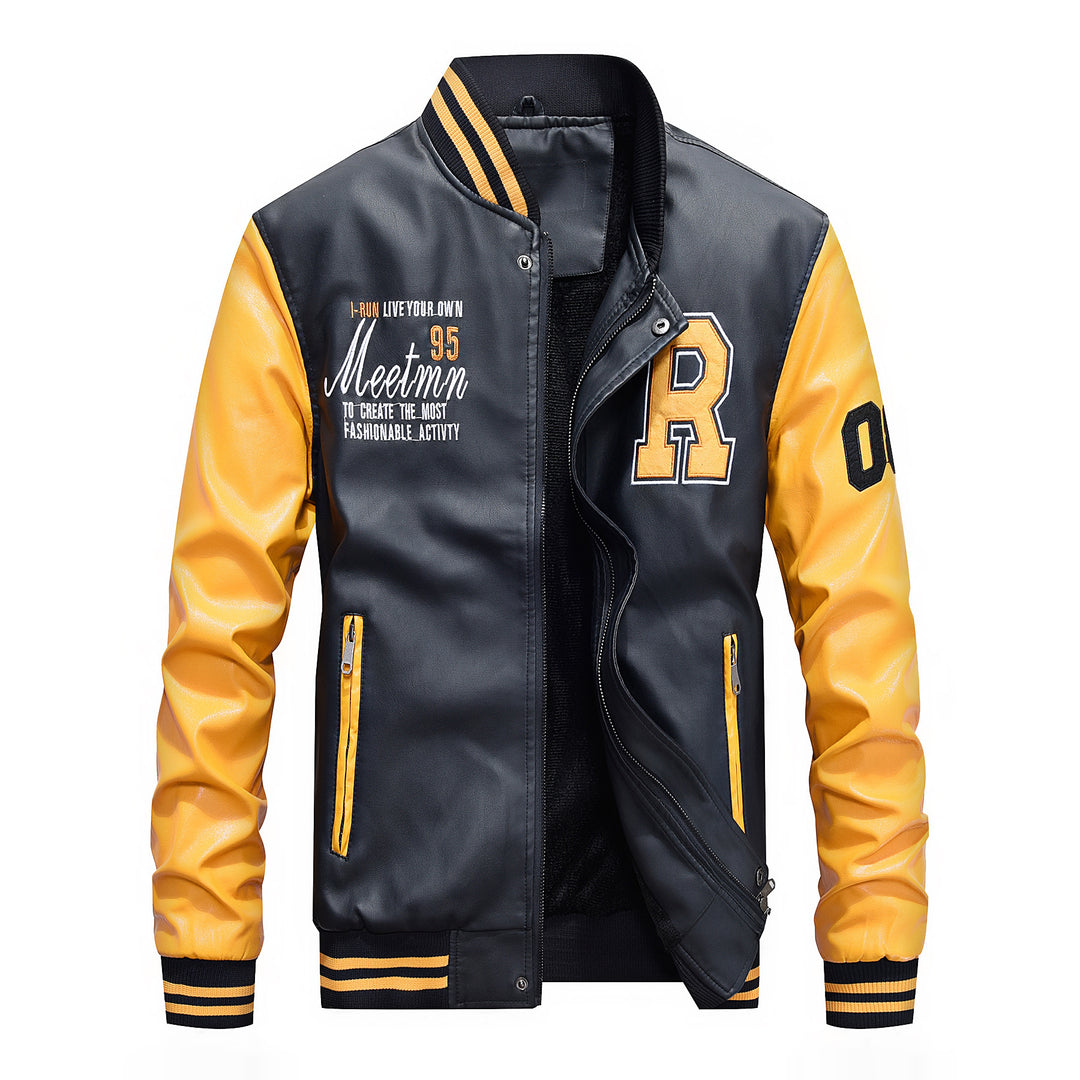 Herren Sportliche College-Jacke Echo Archiv