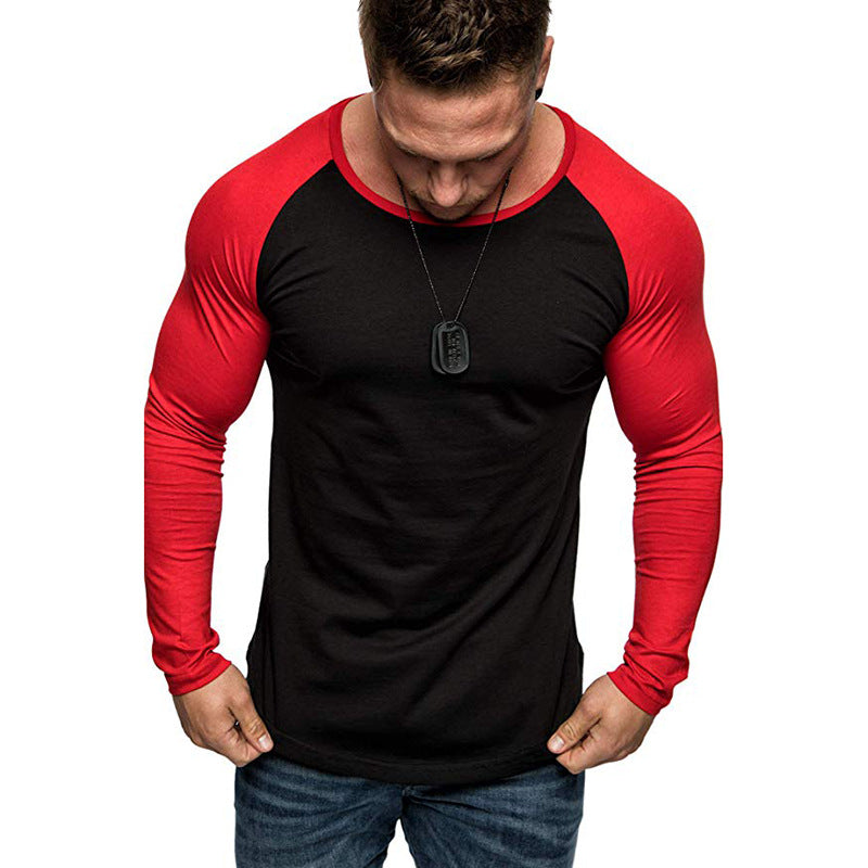 Herren Langarm-T-Shirt mit modernem Raglanschnitt und sportlicher Passform Echoarchiv