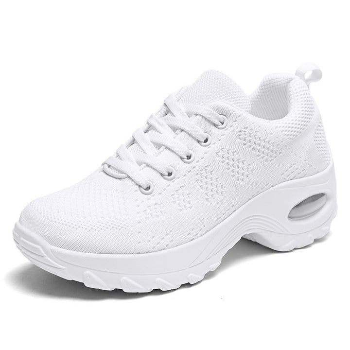 Damen nan atmungsaktiver Stricksneaker mit Luftpolster und Plateau-Sohle Echo Archiv