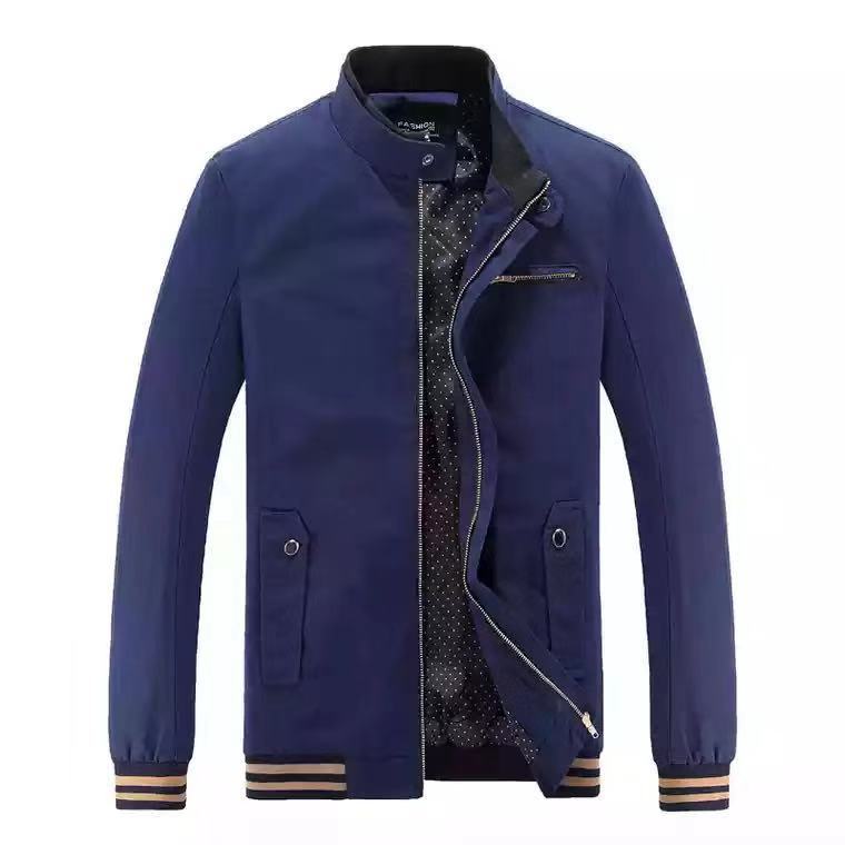 Herren sportliche Übergangsjacke mit modischem Kragen Echoarchiv