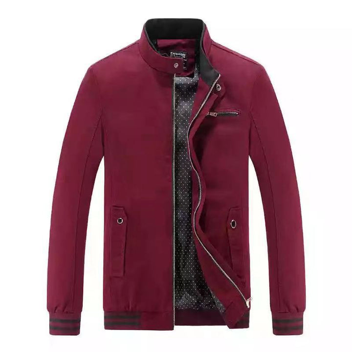 Herren sportliche Übergangsjacke mit modischem Kragen Echoarchiv