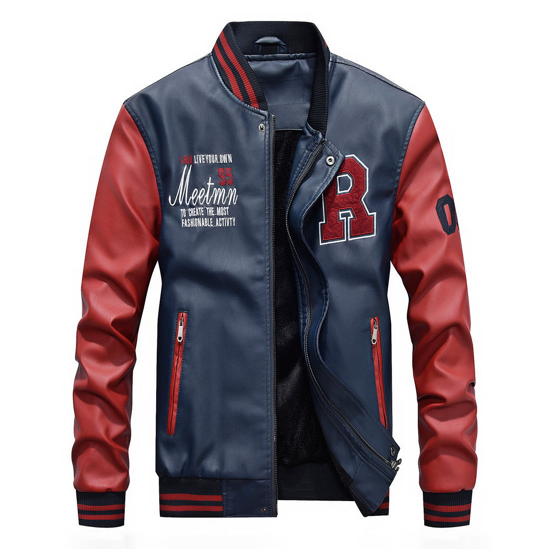Herren Sportliche College-Jacke Echo Archiv