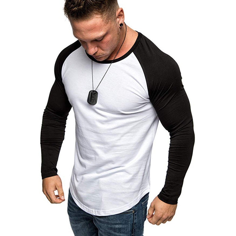 Herren Langarm-T-Shirt mit modernem Raglanschnitt und sportlicher Passform Echoarchiv